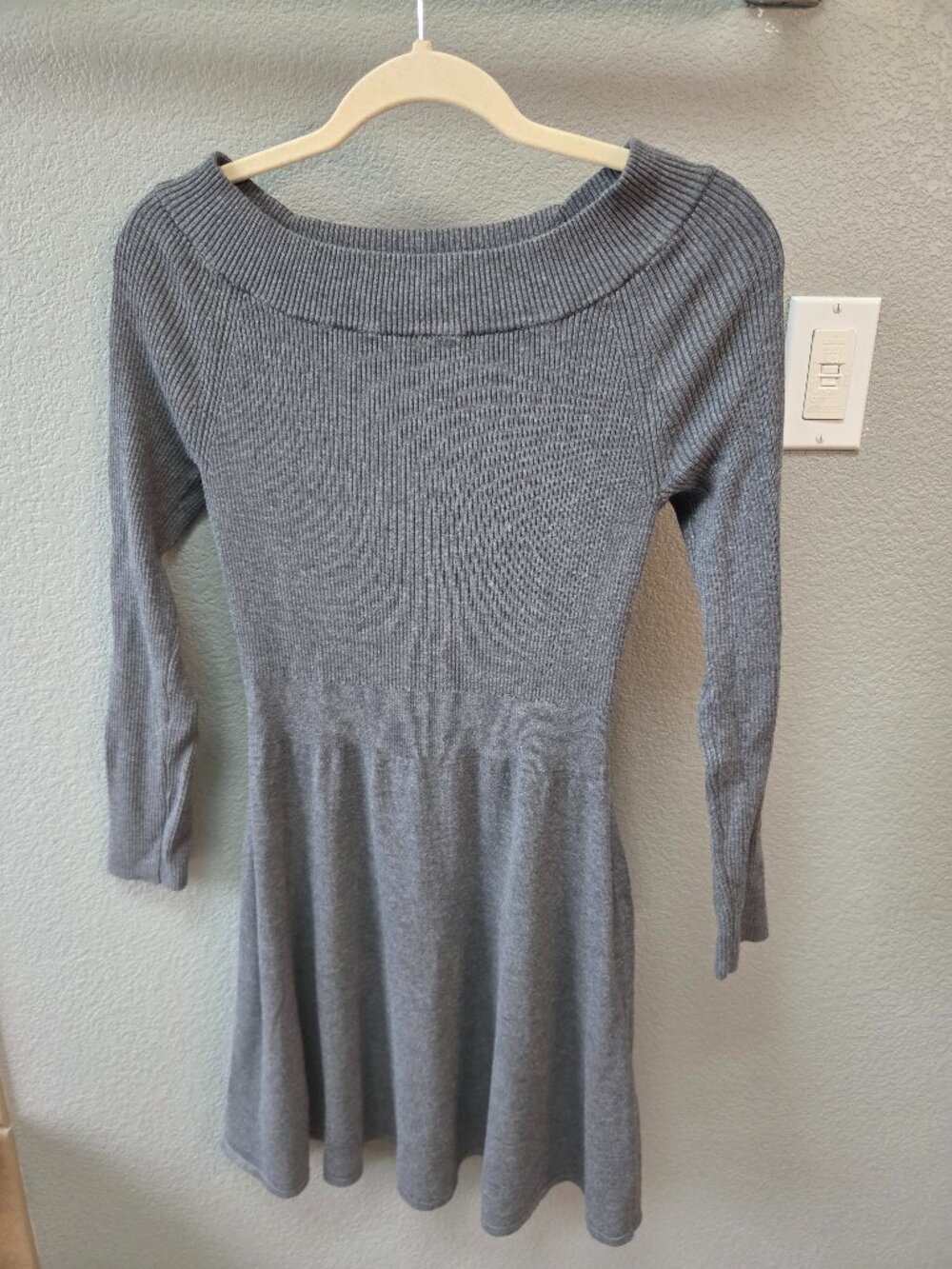 White House Black Market - Sweater Dress - Grey - Small